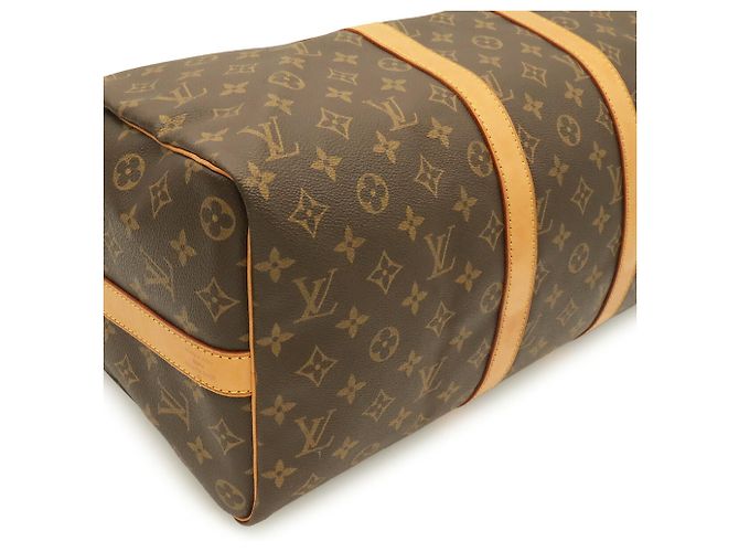 Louis Vuitton Monogram Keepall Bandoulière 45 Marrone Monogramma - vista 4