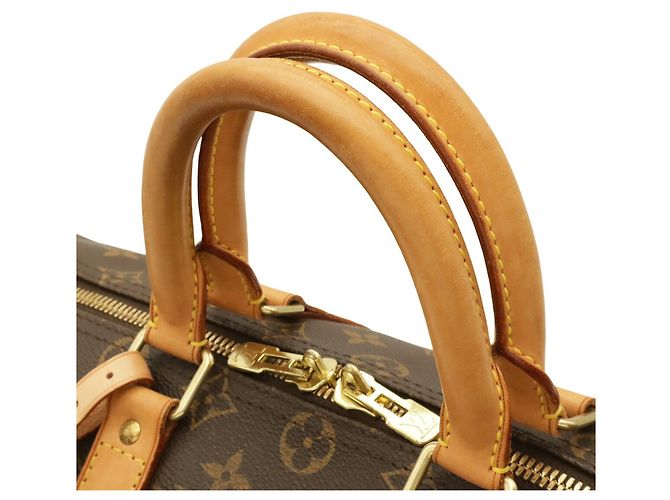 Louis Vuitton Monogram Keepall Bandoulière 45 Marrone Monogramma - vista 6