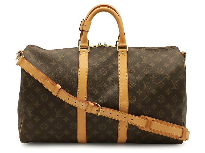 Louis Vuitton Monogram Keepall Bandoulière 45 Marrone Monogramma - vista 2