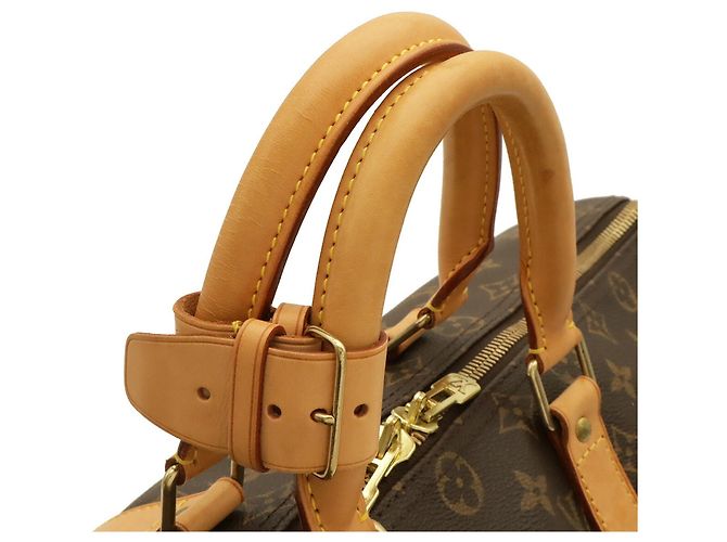 Louis Vuitton Monogram Keepall Bandoulière 45 Marrone Monogramma - vista 6