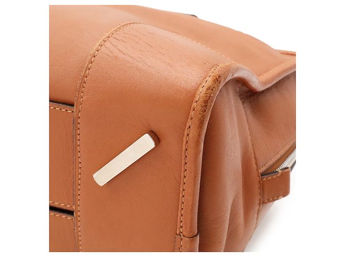 Borsa a mano in pelle Loewe Amazona 36 Anagram Marrone - vista 4