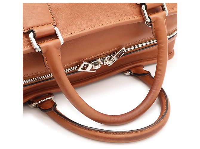 Borsa a mano in pelle Loewe Amazona 36 Anagram Marrone - vista 5