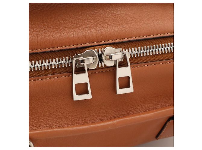 Borsa a mano in pelle Loewe Amazona 36 Anagram Marrone - vista 7