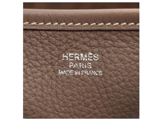 Hermès Beige Clemence Evelyne II PM - vista 4