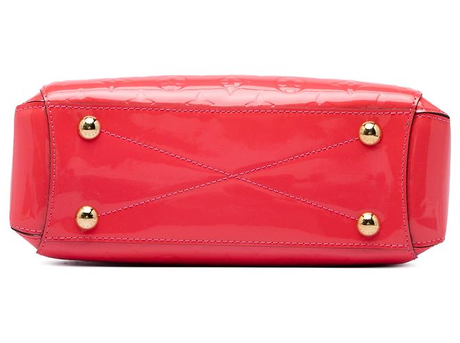 Louis Vuitton Orange Monogram Vernis Montaigne BB Laranja - vista 3