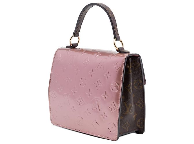 Louis Vuitton Pink Monogram Vernis Spring Street Rosa - vista 2