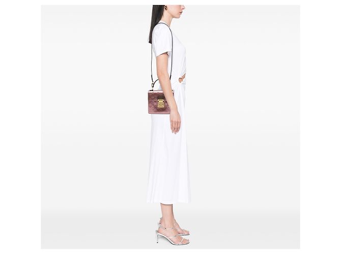 Louis Vuitton Pink Monogram Vernis Spring Street Rosa - vista 6