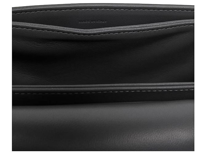Céline Celine Gray Classique Shiny Calfskin Triomphe Crossbody Brown - view 5