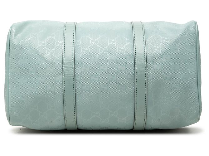 Borsa Gucci Joy Boston Media Stampa GG Blu Blu chiaro - vista 3