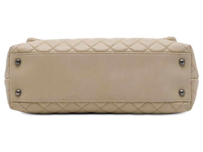 Chanel Beige Large Quilted Caviar Coco Top Handle Bag - Ansicht 3