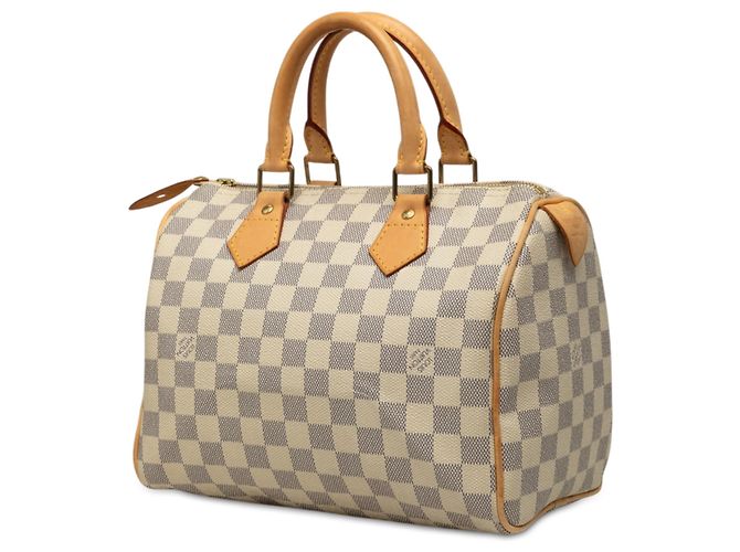Louis Vuitton White Damier Azur Speedy 25 Blanco - vista 2