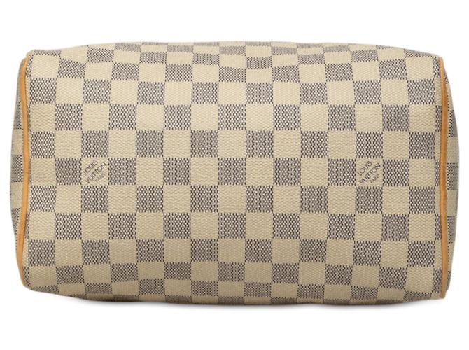 Louis Vuitton White Damier Azur Speedy 25 Blanco - vista 3
