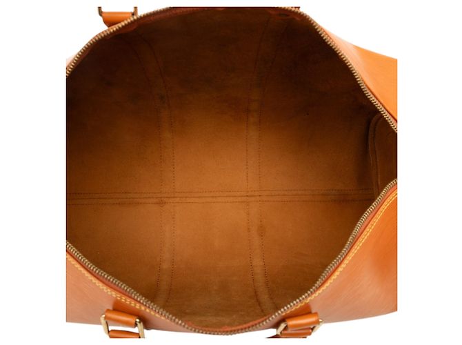 Louis Vuitton Brown Epi Keepall 50 Marrom - vista 4