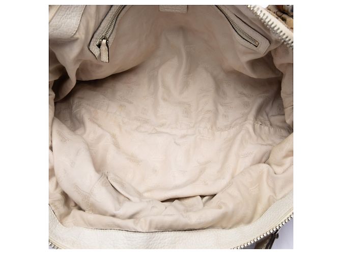 Gucci Bamboo Bar Tote Medium aus GG Canvas Beige - Ansicht 3