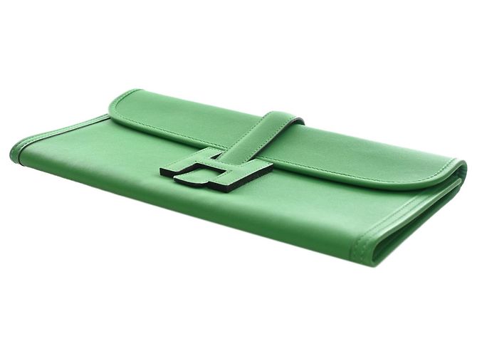 Hermès Green Swift Jige Elan 29 D'oro Verde - vista 10