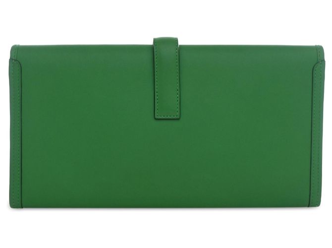 Hermès Green Swift Jige Elan 29 D'oro Verde - vista 2