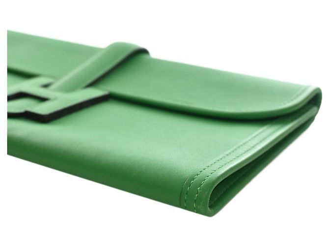 Hermès Green Swift Jige Elan 29 D'oro Verde - vista 6