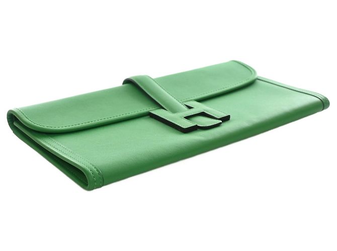 Hermès Green Swift Jige Elan 29 D'oro Verde - vista 9