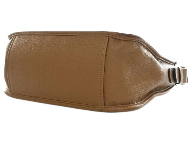 Prada Borsa Hobo Medium Vitello Daino Soft Marrone - vista 12