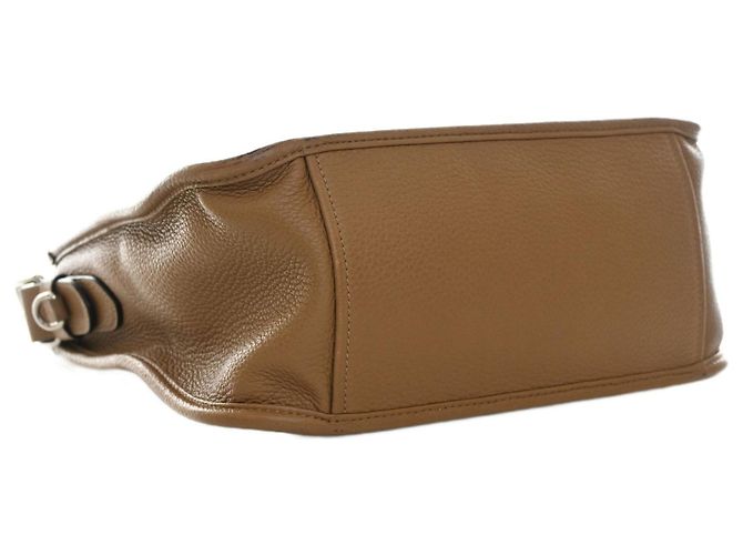 Prada Borsa Hobo Medium Vitello Daino Soft Marrone - vista 13