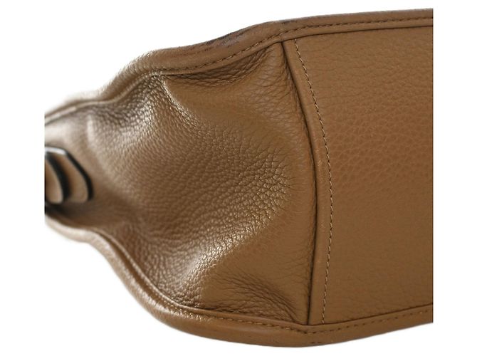 Prada Borsa Hobo Medium Vitello Daino Soft Marrone - vista 15
