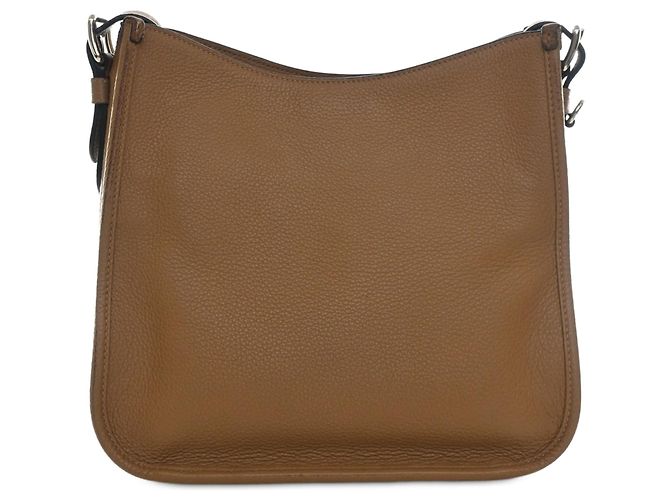 Prada Borsa Hobo Medium Vitello Daino Soft Marrone - vista 2