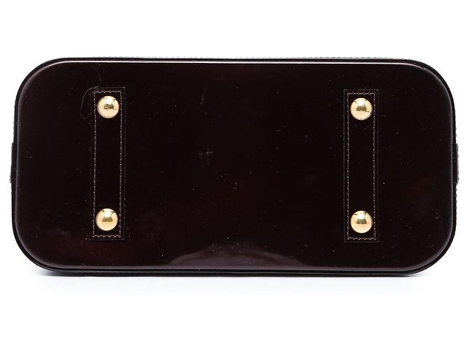 Louis Vuitton Purple Monogram Vernis Alma PM Púrpura - vista 3