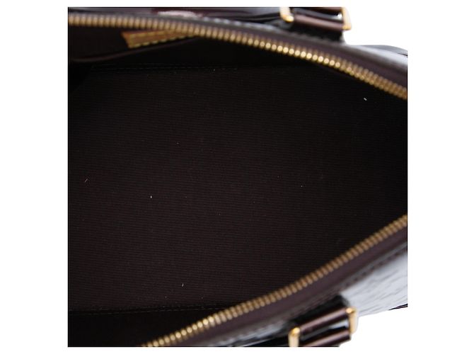 Louis Vuitton Purple Monogram Vernis Alma PM Púrpura - vista 4