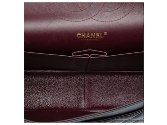Chanel Black Jumbo Classic Lambskin Double Flap Nero - vista 4