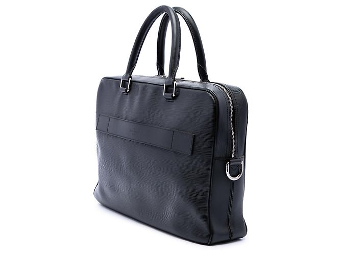 Pasta Louis Vuitton Black Epi Brooks Briefcase Preto - vista 2