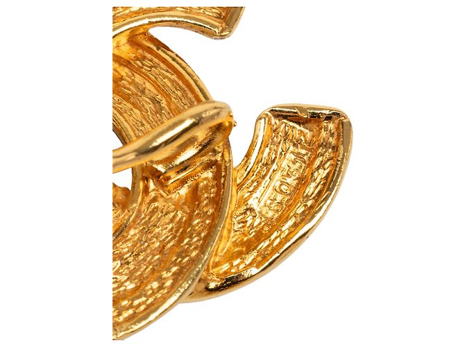 Cintura Chanel Gold Gold Plated Quilted Triple CC Chain Belt D'oro - vista 5