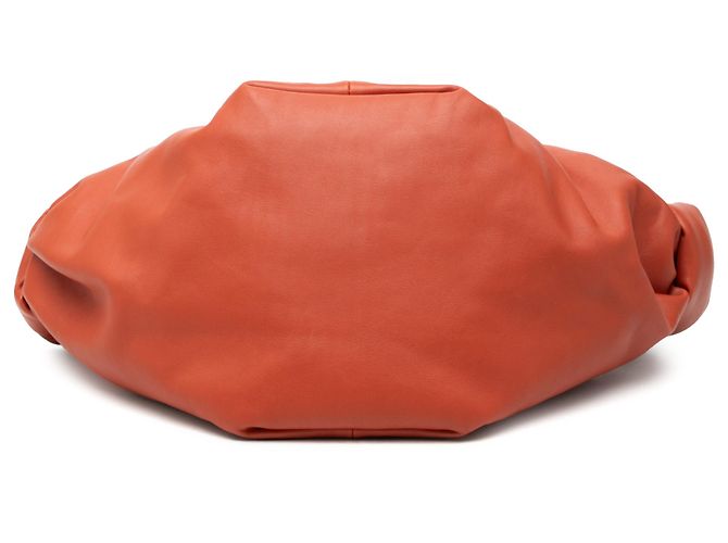 Bottega Veneta Orange Mini Calfskin Double Knot Arancione - vista 3