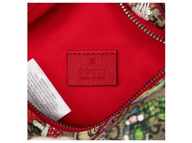 Borsello cintura Gucci Beige Kids Yuko Higuchi GG Supreme Bugs - vista 5