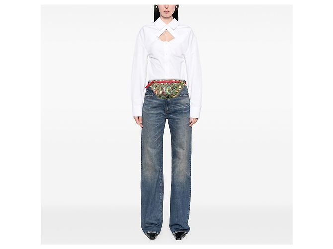 Borsello cintura Gucci Beige Kids Yuko Higuchi GG Supreme Bugs - vista 6