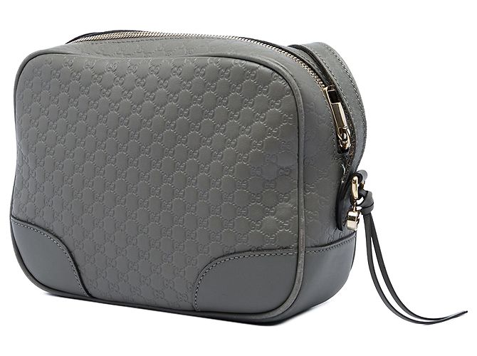 Gucci Gray Microguccissima Bree Crossbody - vista 2