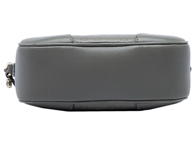 Gucci Gray Microguccissima Bree Crossbody - vista 3