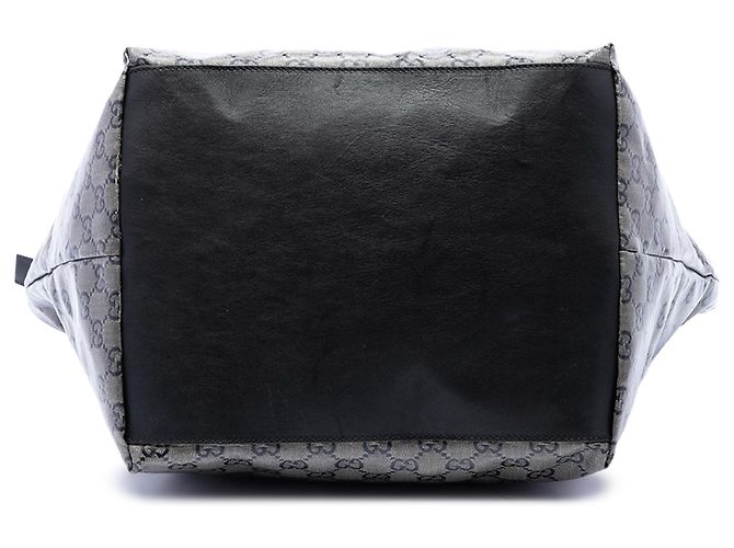 Bolso Tote Gucci Gray GG Crystal Web - vista 3