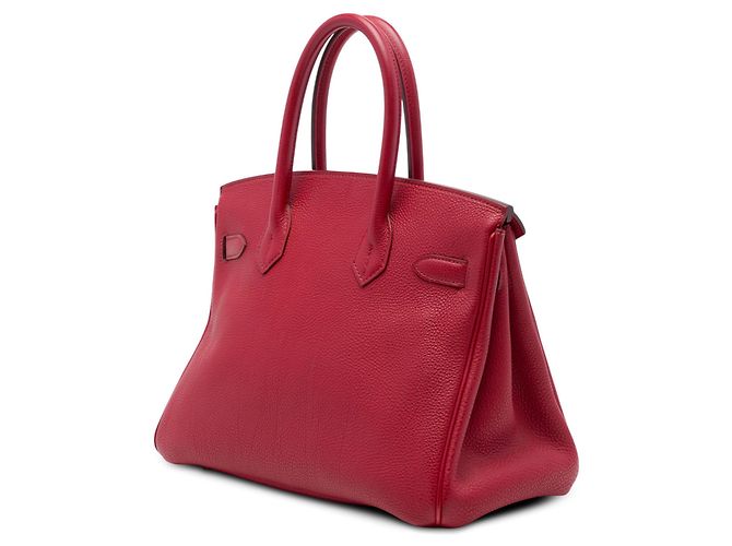 Hermès Red Togo Birkin Retourne 30 Rosso - vista 2