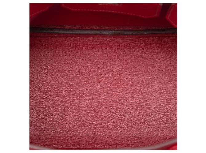 Hermès Red Togo Birkin Retourne 30 Rosso - vista 4