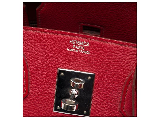 Hermès Red Togo Birkin Retourne 30 Rosso - vista 5