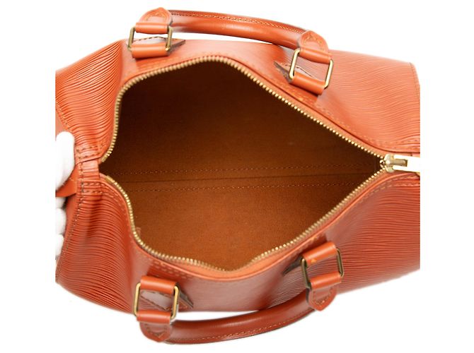 Louis Vuitton Brown Epi Speedy 25 Marrone - vista 4