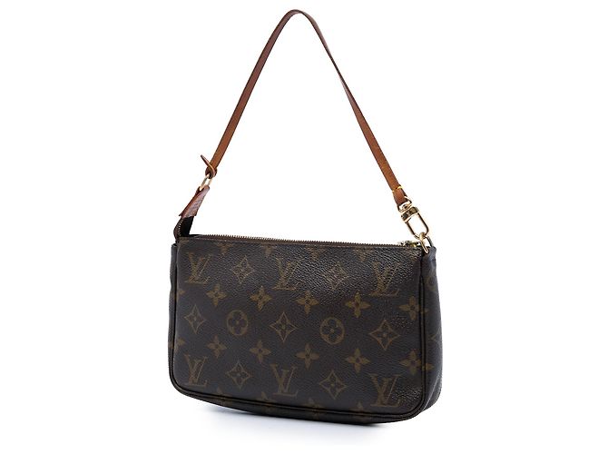Louis Vuitton Brown Monogram Pochette Accessoires Marrone - vista 2