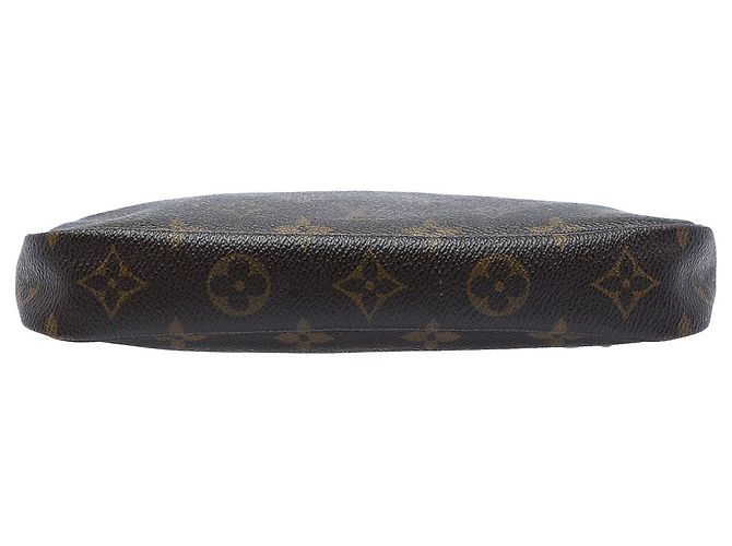 Louis Vuitton Brown Monogram Pochette Accessoires Marrone - vista 3