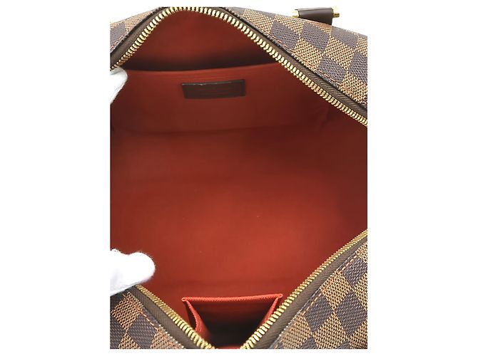Louis Vuitton Brown Damier Ebene Ribera MM Marrone - vista 4