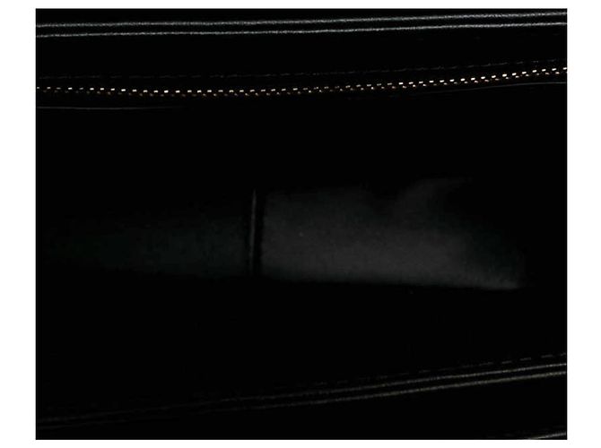 Céline Celine Black Teen Shiny Calfskin Triomphe Crossbody Nero - vista 4