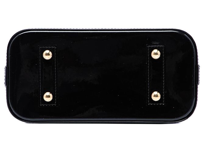 Louis Vuitton Black Monogram Vernis Alma BB Schwarz - Ansicht 3