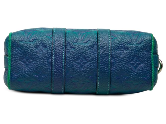Louis Vuitton Green Monogram Taurillon Illusion Keepall XS Verde - vista 3