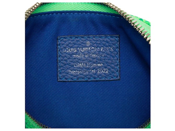 Louis Vuitton Green Monogram Taurillon Illusion Keepall XS Verde - vista 5