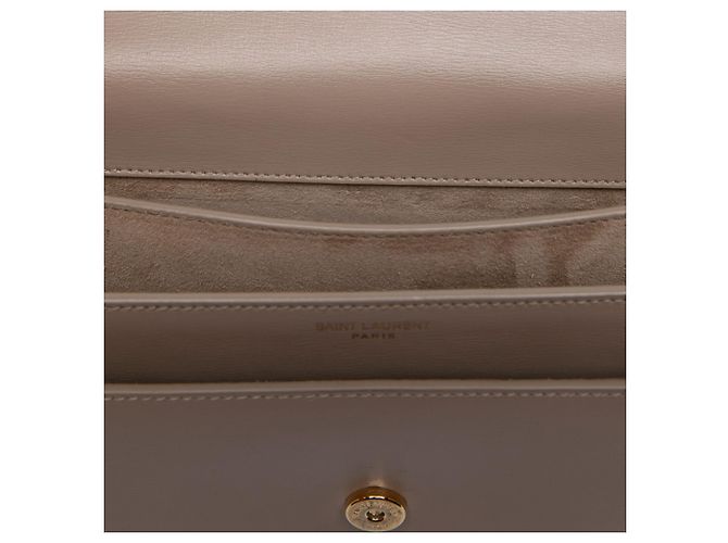 Autre Marque Saint Laurent Beige Medium Calfskin Monogram Sunset Crossbody - vista 4