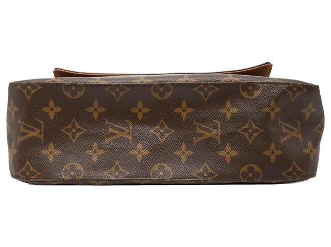 Louis Vuitton Brown Monogram Mini Looping Marrone - vista 3